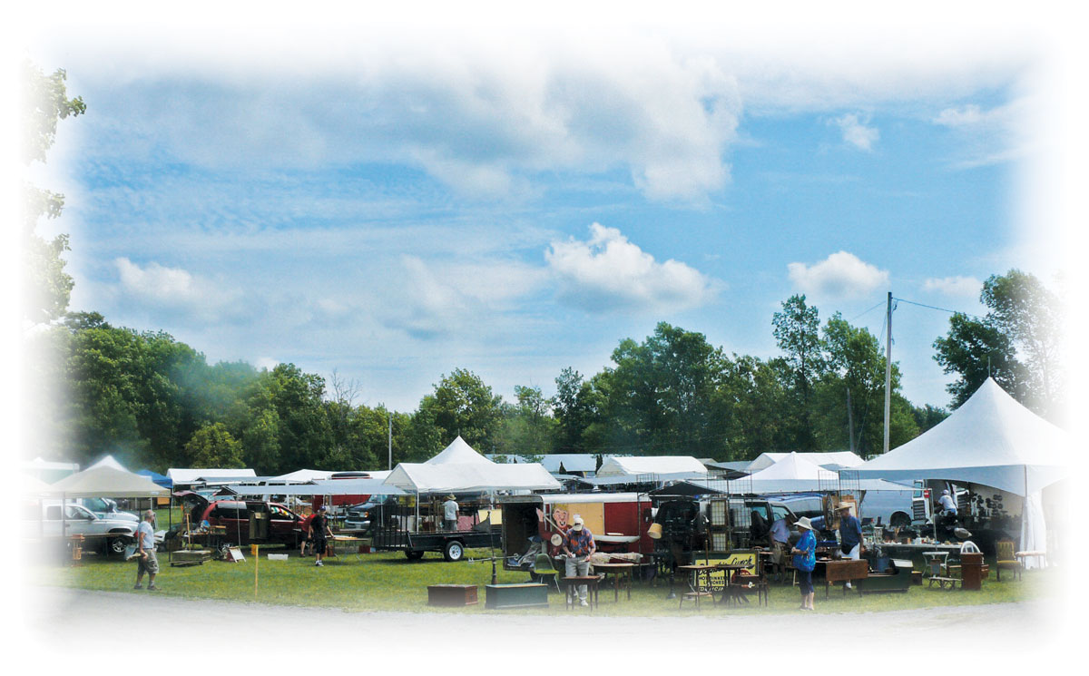 Odessa show vendors set up